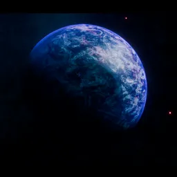 Cinematic Space Planet