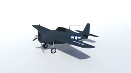 Low Poly Grumman FM-2 Wildcat