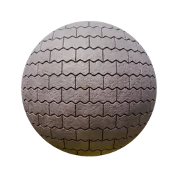 Wavy Sidewalk Bricks