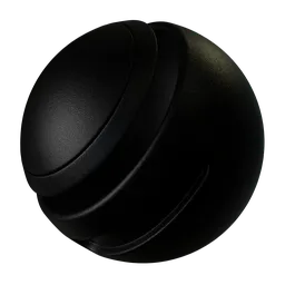 Powder coated metal black