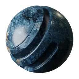 Blue marble - Ocean Blue