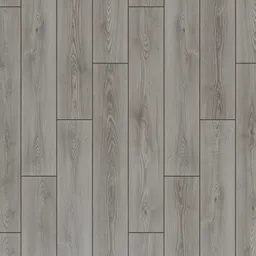 Detailed texture of laminate parquet flooring for 3D rendering in Blender, showcasing realistic wood grain and joints.