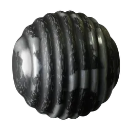 Corrugated Metal Paint Black