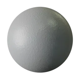 Seamless Grey Plaster PBR texture for 3D modeling and rendering, compatible with Blender and other software.