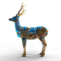 Deer steampunk