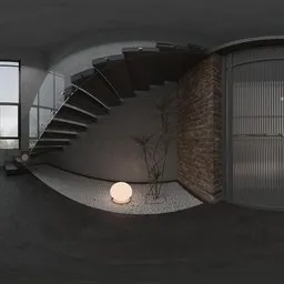 Living room Brick wall