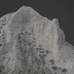 Rocky Hoodoos Cliff Photoscan