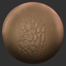 ER_Wood Brush-Rough Wood Cracked