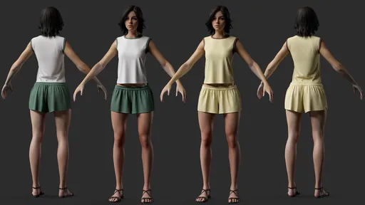 Casual Summer Female Character