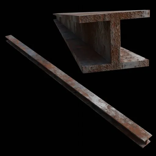 Realistic Steel I-Beam