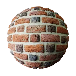 Brick Wall Pale Mortar