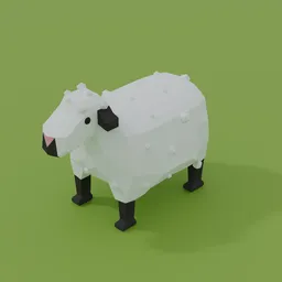 Low Poly Sheep