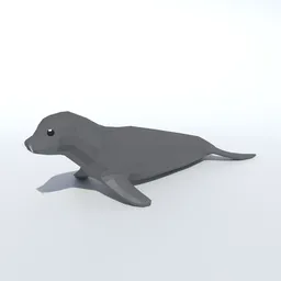 Low Poly Seal