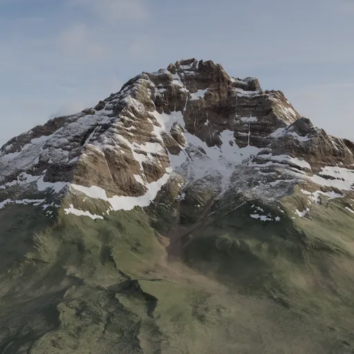 Rugged Mountain Landscape