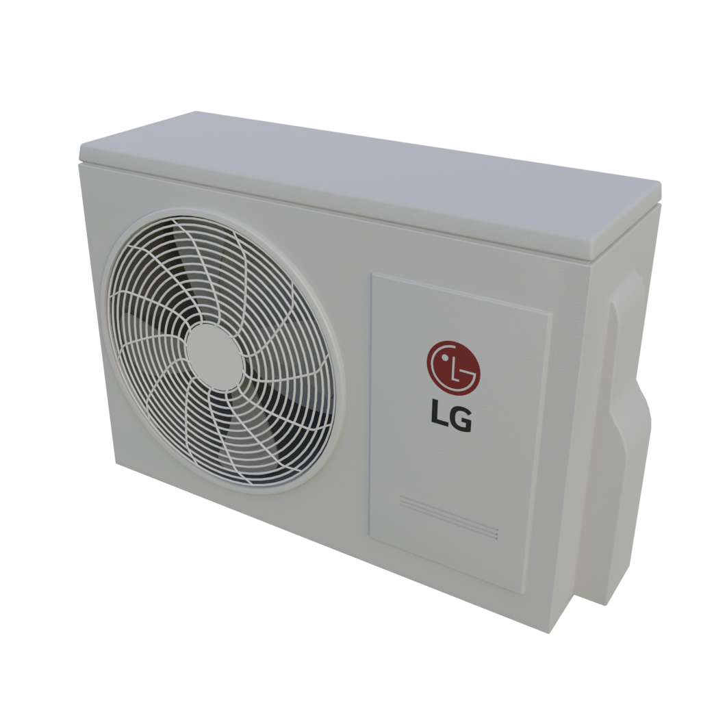 BlenderKit Download the FREE Air conditioner model