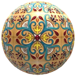 Gold Cross Mosaic Tile