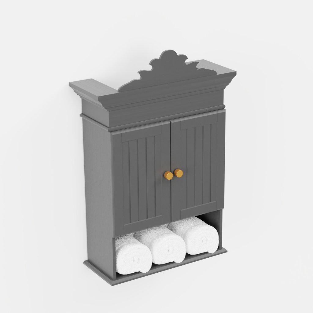 Bathroom Wall Storage Shelves models BlenderKit