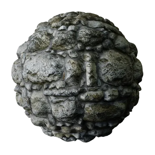 Stone Wall Dry Gray