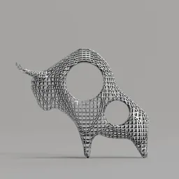 Bull sculpture