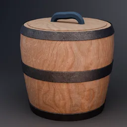 Wooden bucket