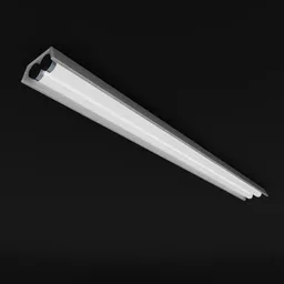 Industrial Fluorescent Ceiling Light