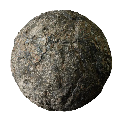 Rock Stone Surface Lichen