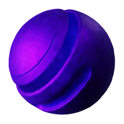 Purple Anodized Metal