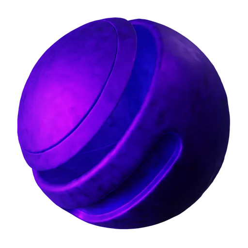 Purple Anodized Metal