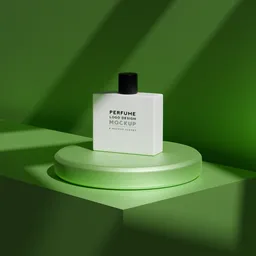 Perfume bottle mockup