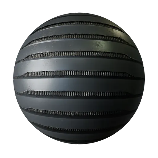Ribbed Sci-Fi Black Metal