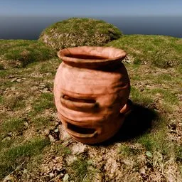 Pottery Big Bucket With Holes