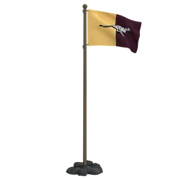 Animated Custom Cheetah Flag