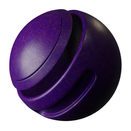 Purple scratched brushed metal