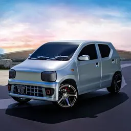 Suzuki Alto - Realistic 3D Car Model
