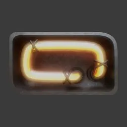 Neon Symbol Hyphen