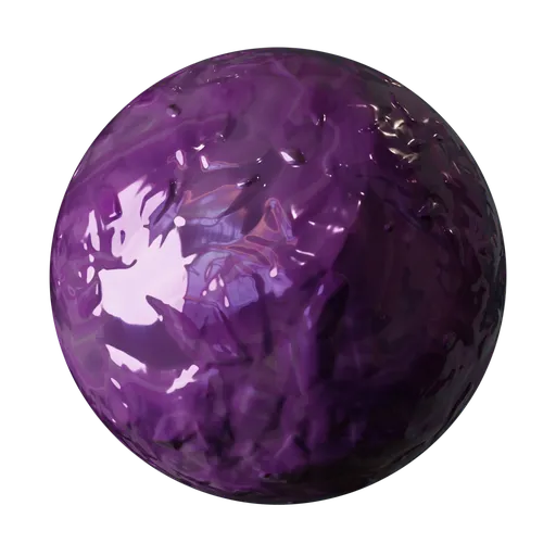 Purple glossy ground