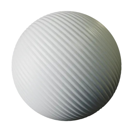 White striped plastic
