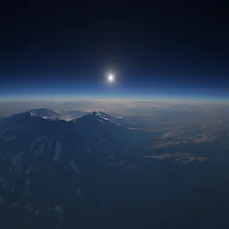 Crater Planet Space