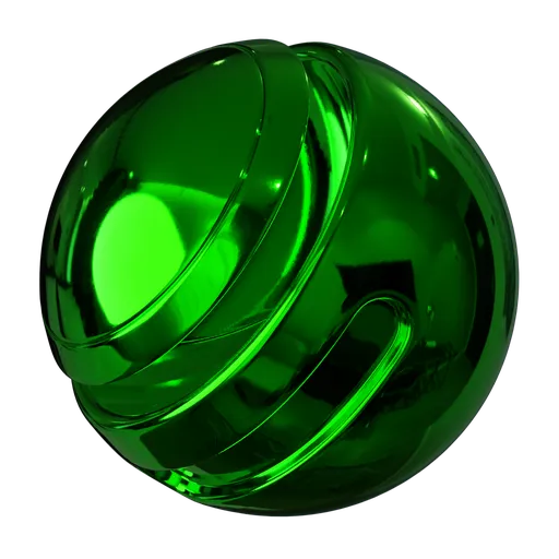 Green Anodized Metal