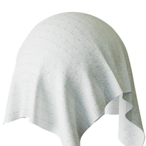 Stripe White Sheer
