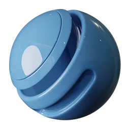 Glossy Sky Blue Paint