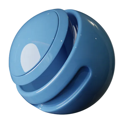 Glossy Sky Blue Paint