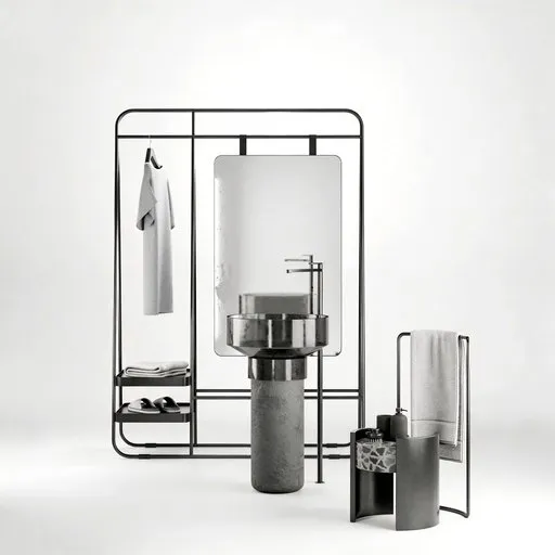 Bathroom set - Modern and minimalist