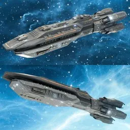Scifi Light Cruiser Hyperion