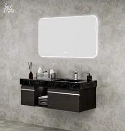 Modern basin + mirror