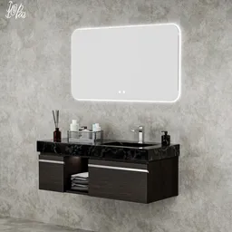 Modern basin + mirror