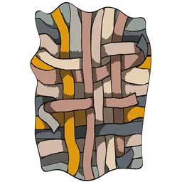 Retro Knot Loops Carpet