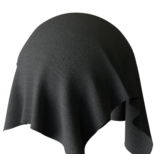 Black Linen Fabric