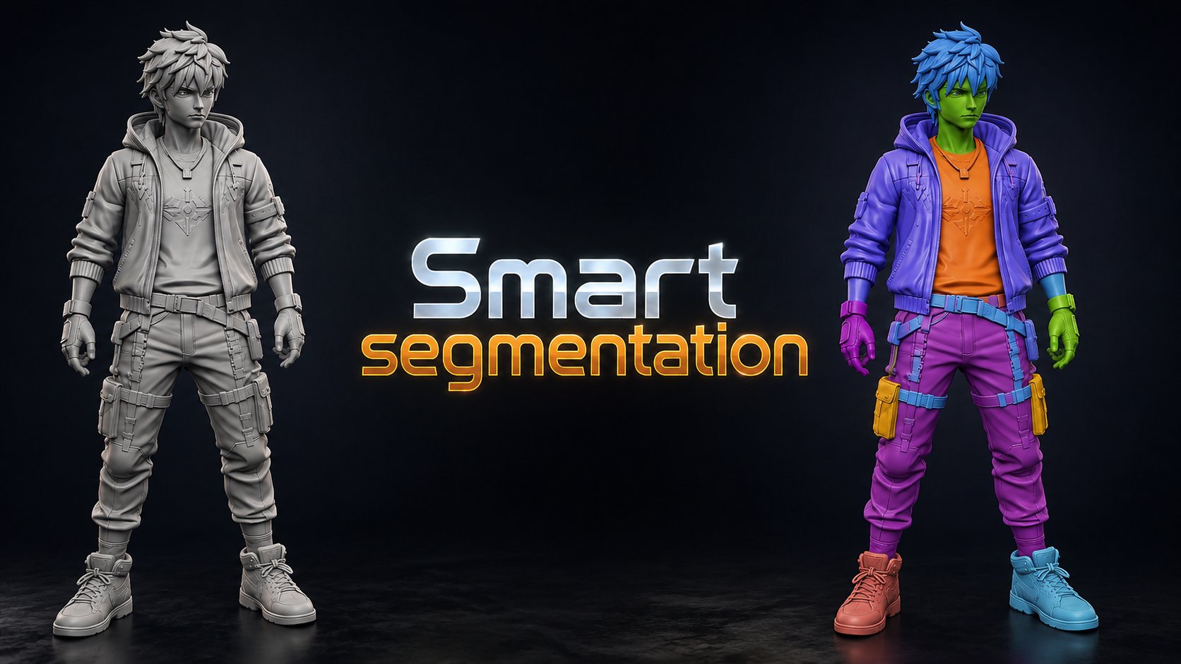 Smart Segmentation | Mesh add-ons | Blendkit