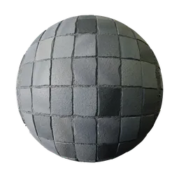 Realistic Paving Stones PBR Material for Blender 3D, ideal for architectural visualization and game asset texturing.